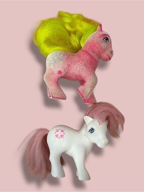 Lot of 2 Bat 1980s My Little Pony G1